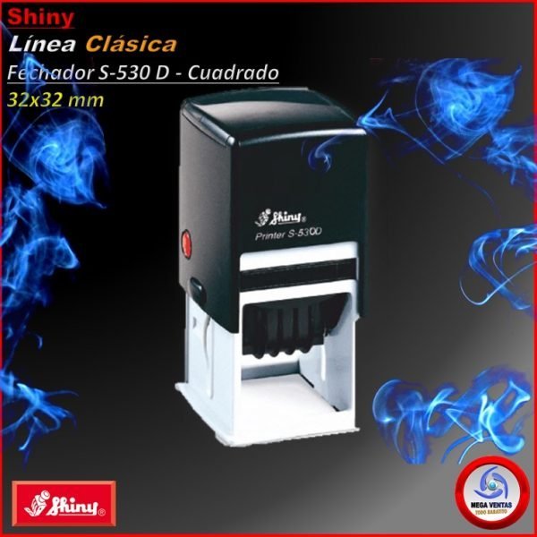 FECHADOR SHINY S-530D 32X32mm. CUADRADO A