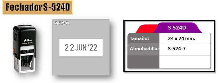 Fechador Shiny - S-524D - Dimension