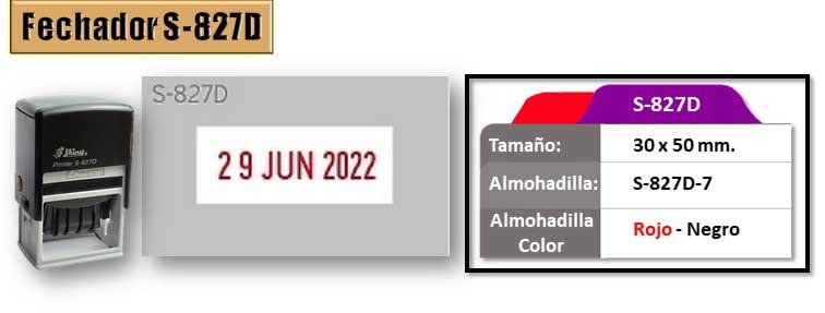 Fechador Shiny S-827D - Dimension