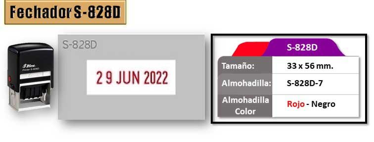 Fechador Shiny S-828D - Dimension