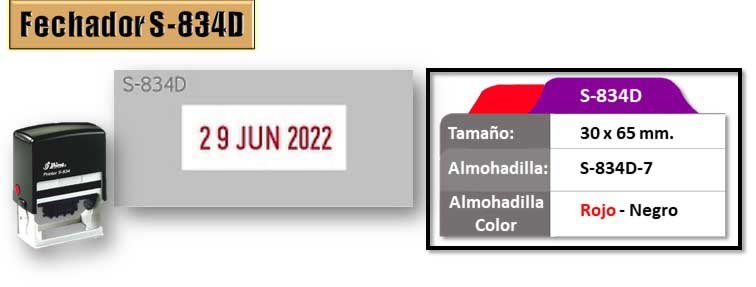 Fechador Shiny S-834D - Dimension