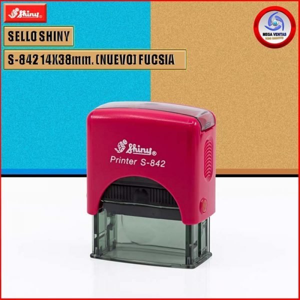 SELLO SHINY S-842 14X38mm. (NUEVO) FUCSIA C (5)