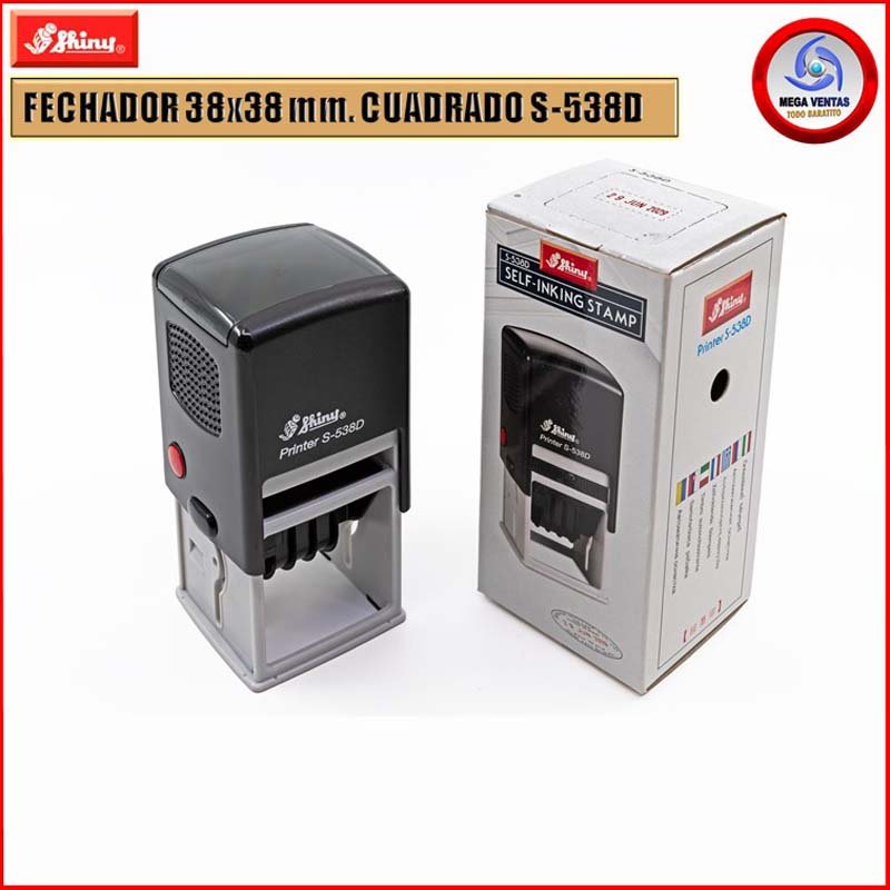 FECHADOR 38x38 mm. CUADRADO SHINY S-538D d (10)